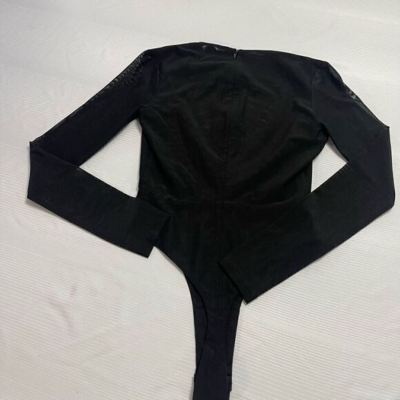 NWT MISHA Collection Revolve Black Maddelena Bodysuit Size Small New - Picture 12 of 12